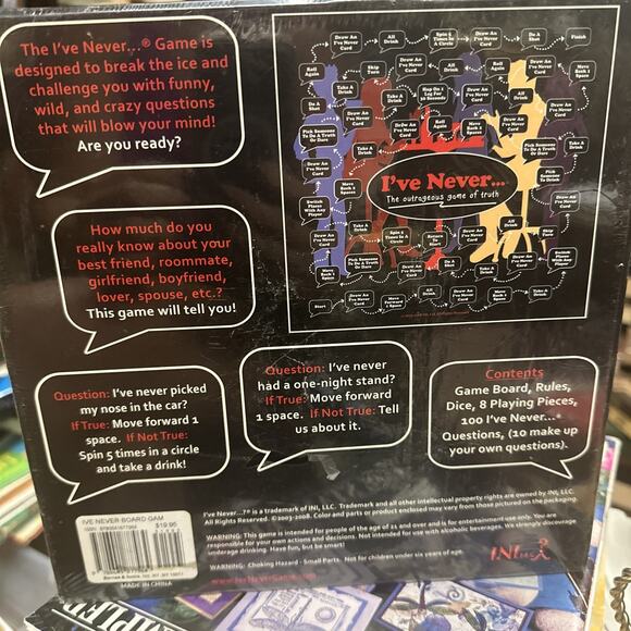 NEW I've Never The Outrageous Game of Truth The Best Drinking Game Ever Age 21+ - Picture 2 of 4
